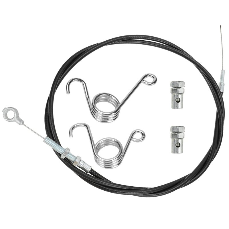 YOXUFA 71 inch Go Kart Throttle Cable Brake Return Throttle Pedal Springs Kit for Predator 212cc Engine GX160 GX200 196cc 8252-1390 Manco ASW Kandi American Sportworks Go Kart Lawn Mower Parts - Image 1